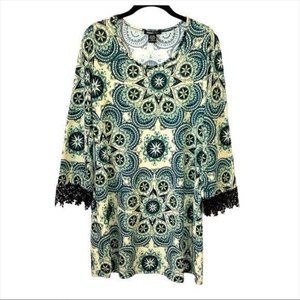 NWT Robert Louis Boho Crochet Cuff Dress